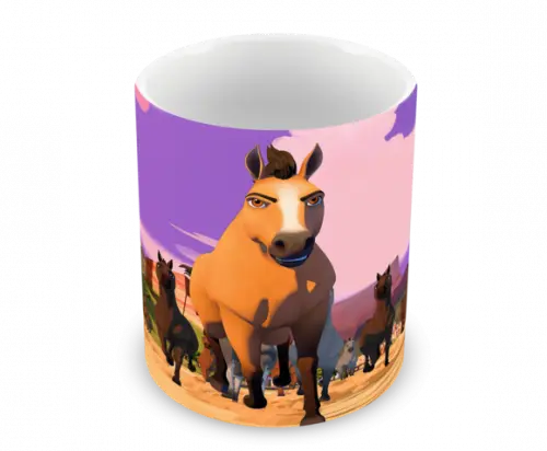 Caneca Polímero Spirit o Corcel Indomável Personalizada