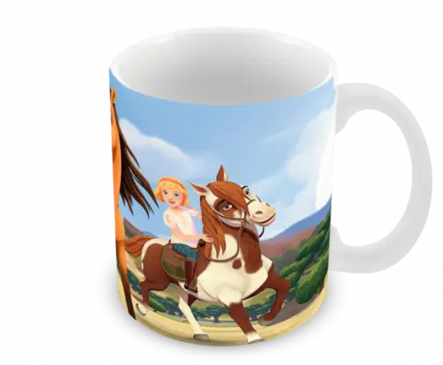 Caneca Polímero Spirit o Corcel Indomável Personalizada