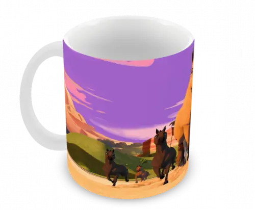 Caneca Polímero Spirit o Corcel Indomável Personalizada