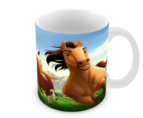 Caneca Polímero Spirit o Corcel Indomável Personalizada
