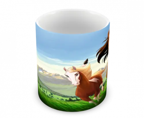 Caneca Polímero Spirit o Corcel Indomável Personalizada