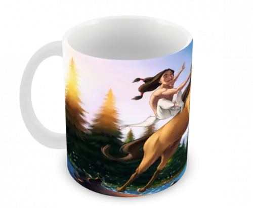 Caneca Polímero Spirit o Corcel Indomável Personalizada