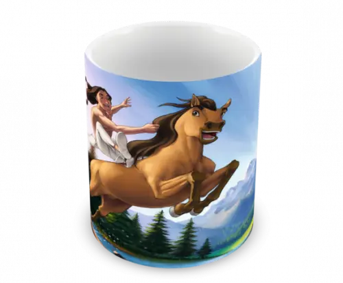 Caneca Polímero Spirit o Corcel Indomável Personalizada