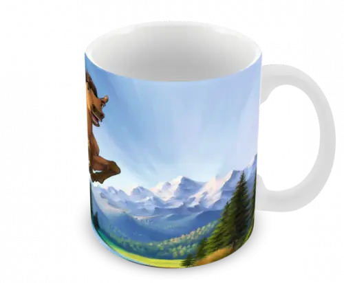 Caneca Polímero Spirit o Corcel Indomável Personalizada