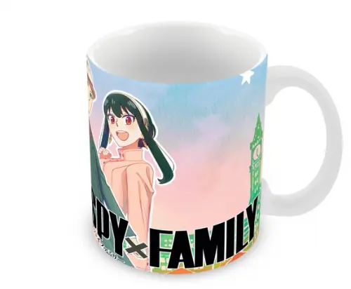 Caneca Polímero Spy x Family Personalizada