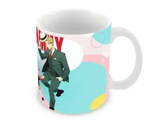 Caneca Polímero Spy x Family Personalizada