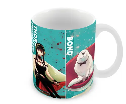 Caneca Polímero Spy x Family Personalizada