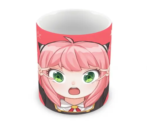 Caneca Polímero Spy x Family Personalizada