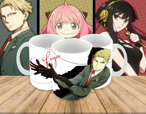 Caneca Polímero Spy x Family Personalizada