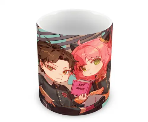 Caneca Polímero Spy x Family Personalizada