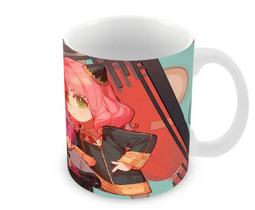 Caneca Polímero Spy x Family Personalizada