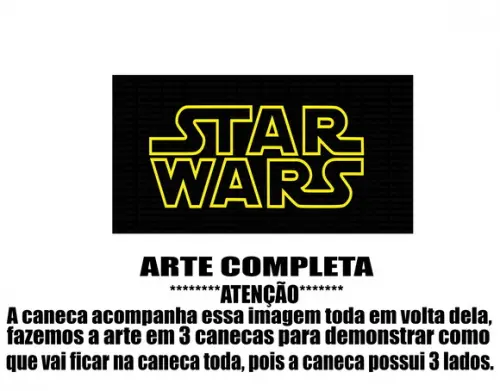 Caneca Polímero Star Wars Personalizada