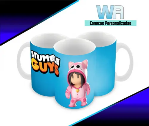 Caneca Polímero Stumble Guys Personalizada