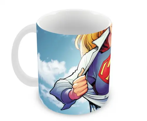 Caneca Polímero Super Girl Personalizada