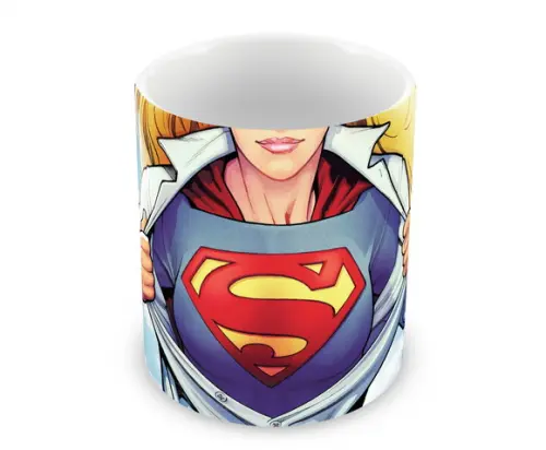 Caneca Polímero Super Girl Personalizada
