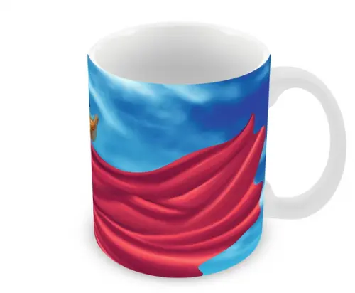 Caneca Polímero Super Girl Personalizada