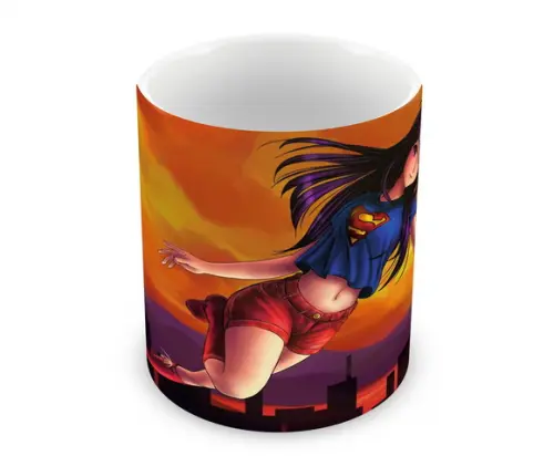 Caneca Polímero Super Girl Personalizada