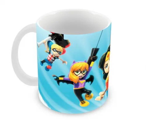 Caneca Polímero Super Heroínas Personalizada