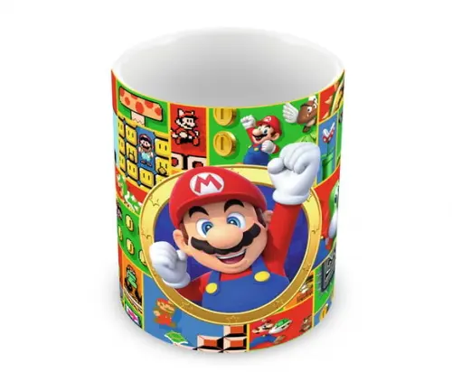 Caneca Polímero Super Mario Personalizada