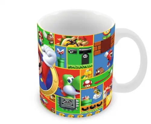 Caneca Polímero Super Mario Personalizada