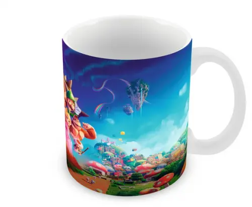 Caneca Polímero Super Mario Personalizada