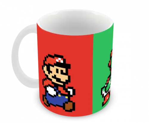 Caneca Polímero Super Mario Personalizada
