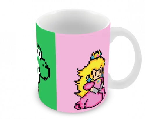 Caneca Polímero Super Mario Personalizada