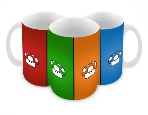 Caneca Polímero Super Mario Personalizada