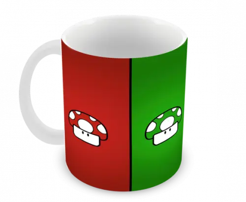 Caneca Polímero Super Mario Personalizada