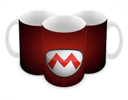 Caneca Polímero Super Mario Personalizada