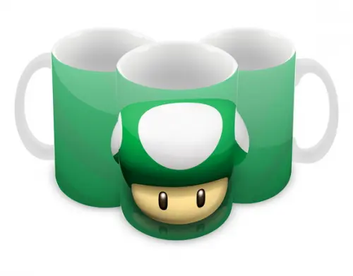 Caneca Polímero Super Mario Personalizada