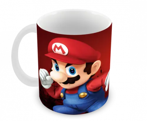 Caneca Polímero Super Mario Personalizada
