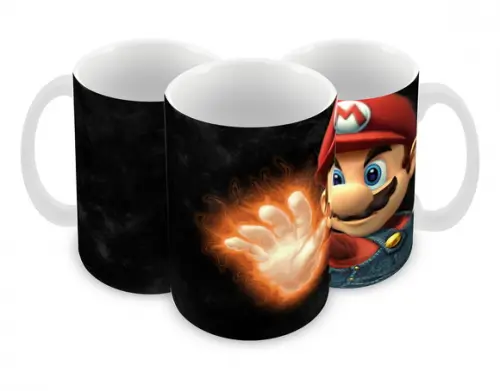 Caneca Polímero Super Mario Personalizada