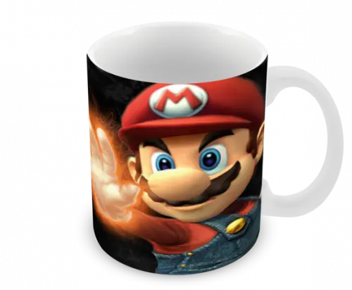 Caneca Polímero Super Mario Personalizada