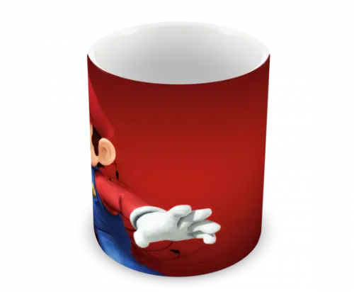 Caneca Polímero Super Mario Personalizada