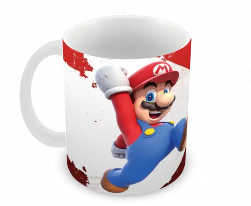 Caneca Polímero Super Mario Personalizada