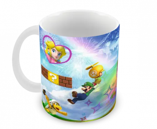 Caneca Polímero Super Mario Personalizada