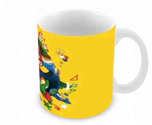 Caneca Polímero Super Mario Personalizada