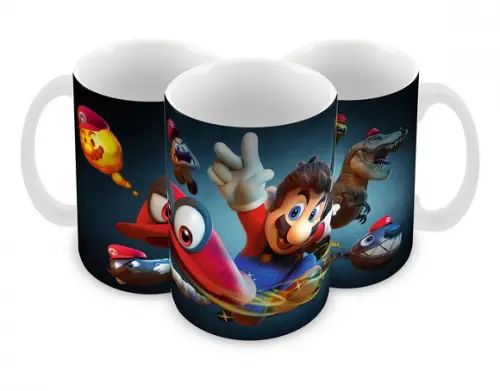 Caneca Polímero Super Mario Personalizada