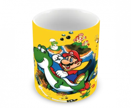 Caneca Polímero Super Mario Personalizada