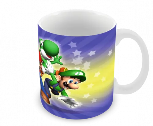 Caneca Polímero Super Mario Personalizada
