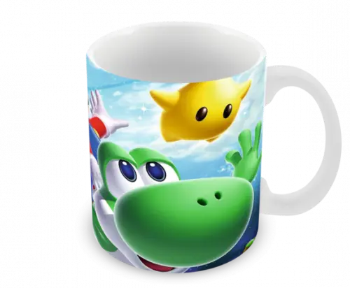 Caneca Polímero Super Mario Personalizada