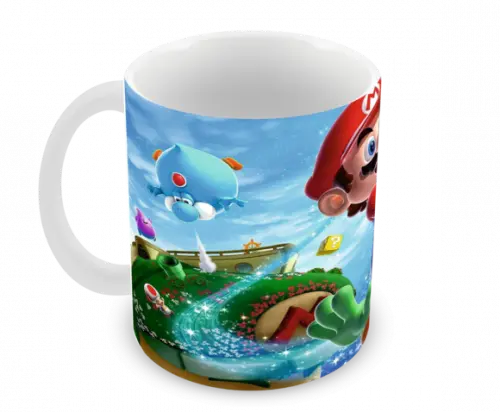 Caneca Polímero Super Mario Personalizada