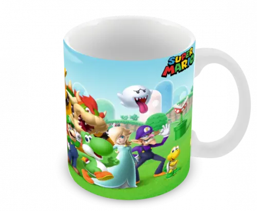 Caneca Polímero Super Mario Personalizada