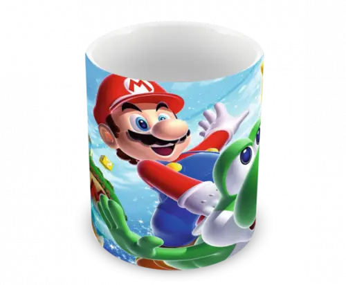 Caneca Polímero Super Mario Personalizada