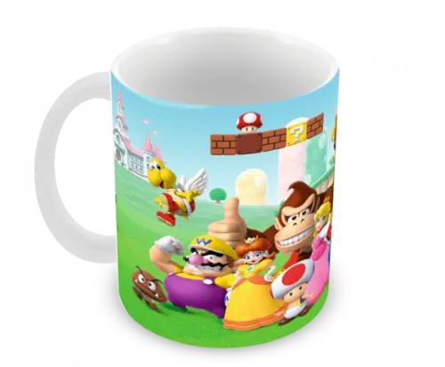 Caneca Polímero Super Mario Personalizada