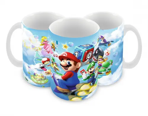 Caneca Polímero Super Mario Personalizada