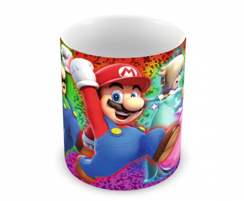 Caneca Polímero Super Mario Personalizada