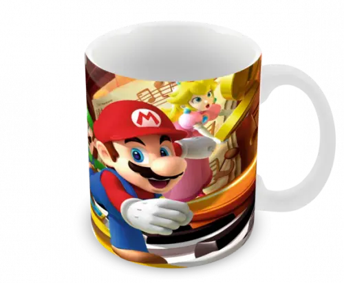 Caneca Polímero Super Mario Personalizada