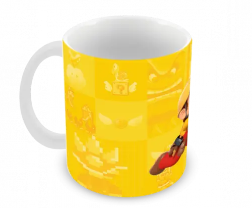 Caneca Polímero Super Mario Personalizada